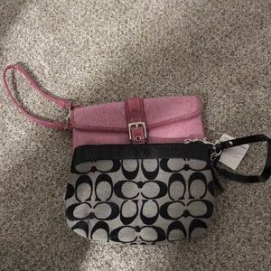 2 coach wristlets.